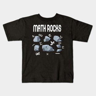 Math Rocks Funny Mathematics Kids T-Shirt